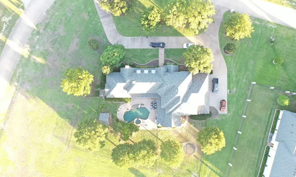 New shingle roof installation on a home in Aspen Hill